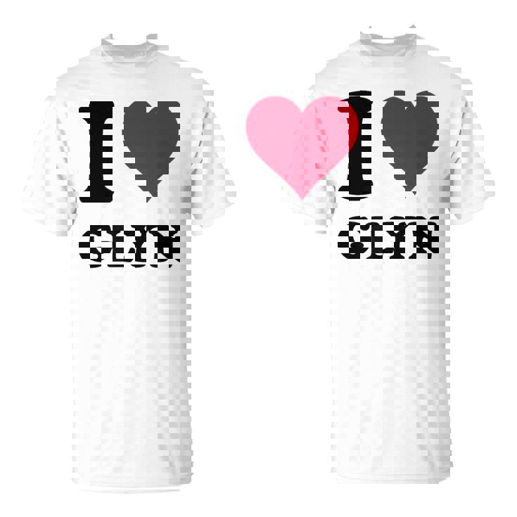 I Love Glyn Tシャツ