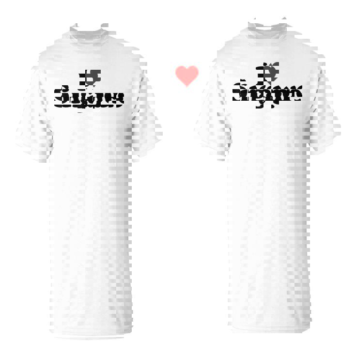 I Love Heart シンガポール Tシャツ