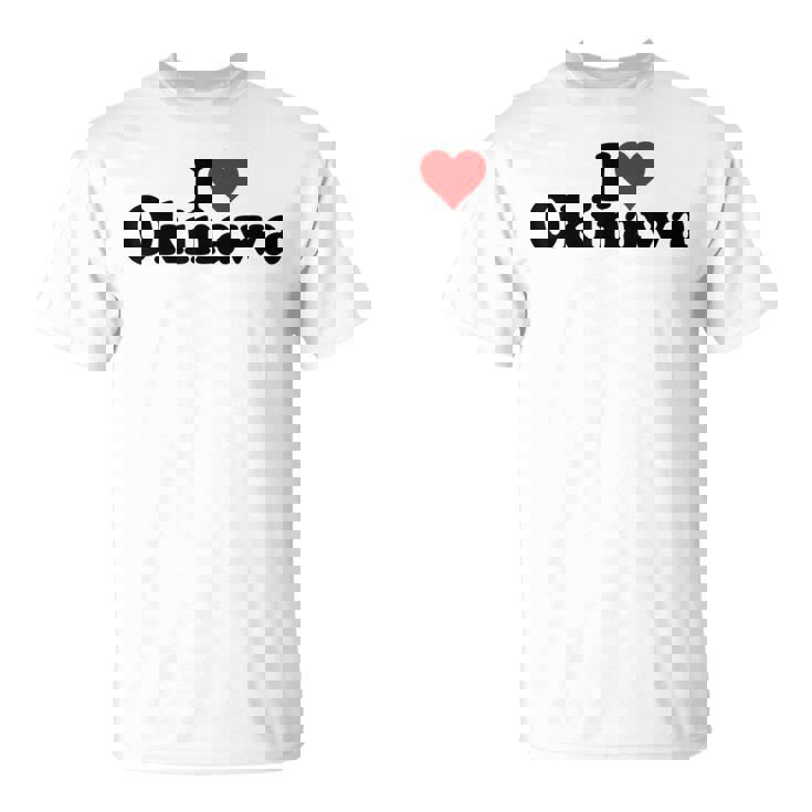 I Love Heart 沖縄ジャパン Tシャツ