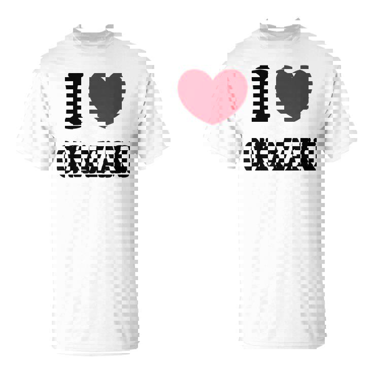 I Love Okazaki 岡崎大好き Tシャツ