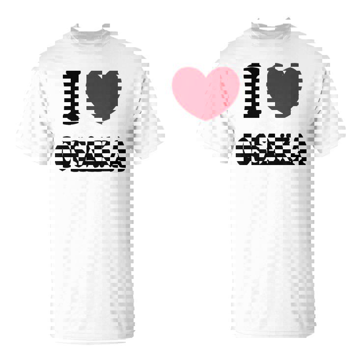 I Love Osaka アイラブ大阪 Tシャツ