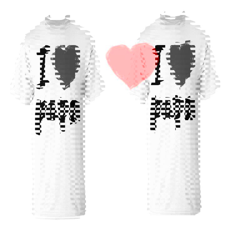 I Love You Papa T Cool Happy Father's Day Best Daddy Tシャツ
