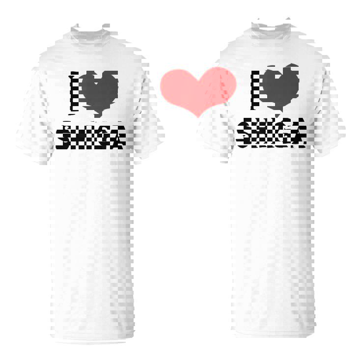 I Lovehiga 愛 ハート 滋賀 滋賀県 日本 お土産 かわいい おしゃれ Tシャツ