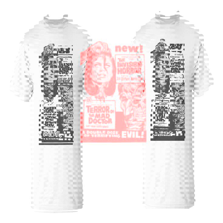 Mad Doctor Terror ハロウィンモンスターポスター ホラー映画 Tシャツ