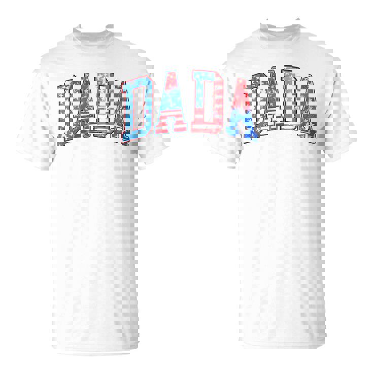 Mama Dada 4Th Of July American Family Matching Mom Dad T-Shirt