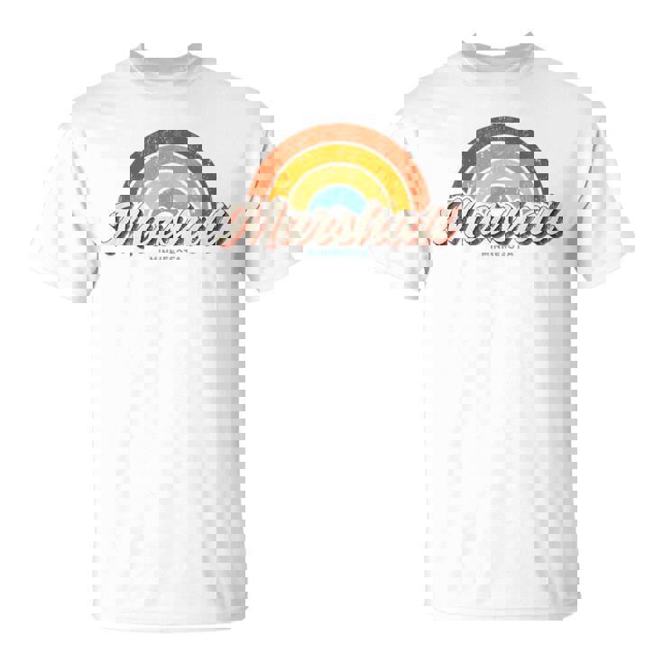 Marshall Minnesota Mnヴィンテージレインボーレトロ70年代 Tシャツ