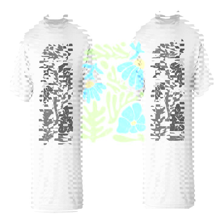 Matisse 抽象 秋 造花 美的 ペイント 長袖tシャツ Tシャツ