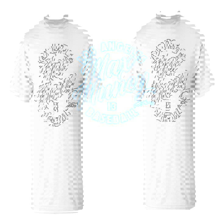 Max Muncy ロサンゼルス 野球 ヴィンテージ 筆記体 Mlbpa Tシャツ