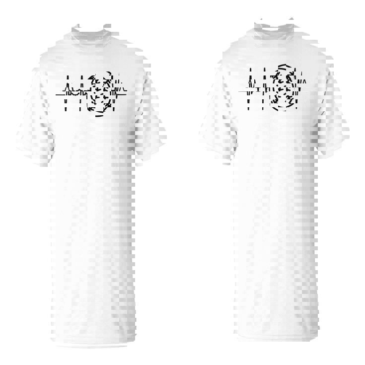 My Heart Beats Foroftball ソフトボーラー ハートビート Tシャツ