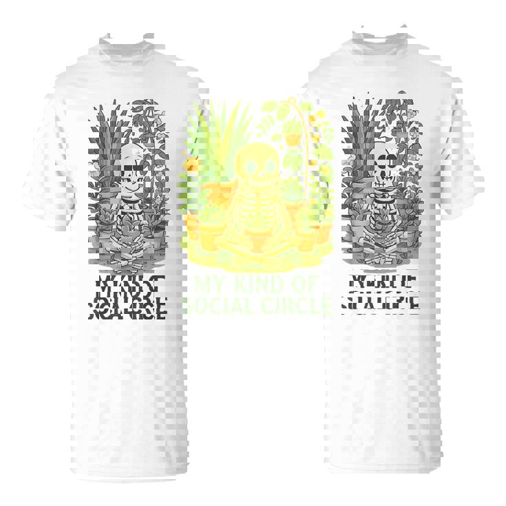 My Kind Ofocial Circle Plantkeleton ユーモア Tシャツ