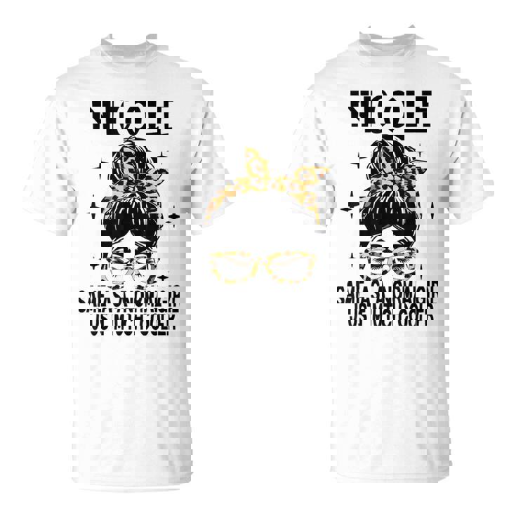 Nicole コスチューム かわいい 定義 名入れ Nicole Tシャツ