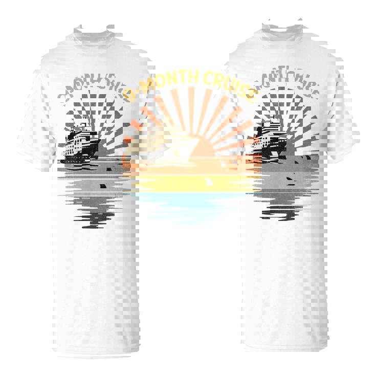 Nine Month Cruisehipunset Withharks In Ocean 長袖tシャツ Tシャツ