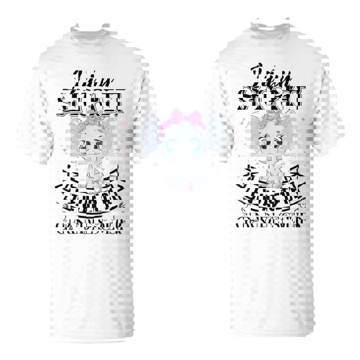 Niños Jeais Être Grande Hermana Futura Hermana Anuncia Regalo Camiseta unisex