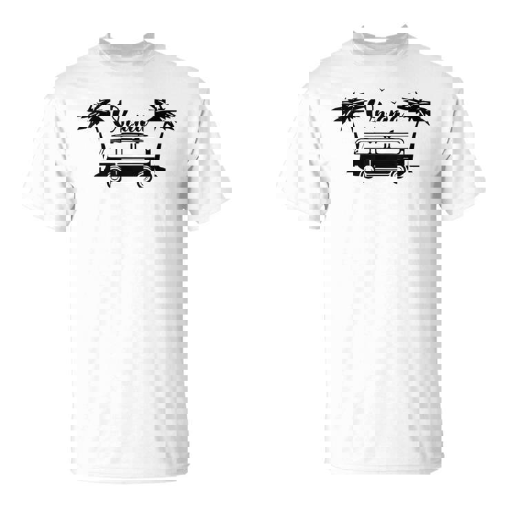 Ohana レトロハワイトロピカルシャツ 男女兼用 Tシャツ