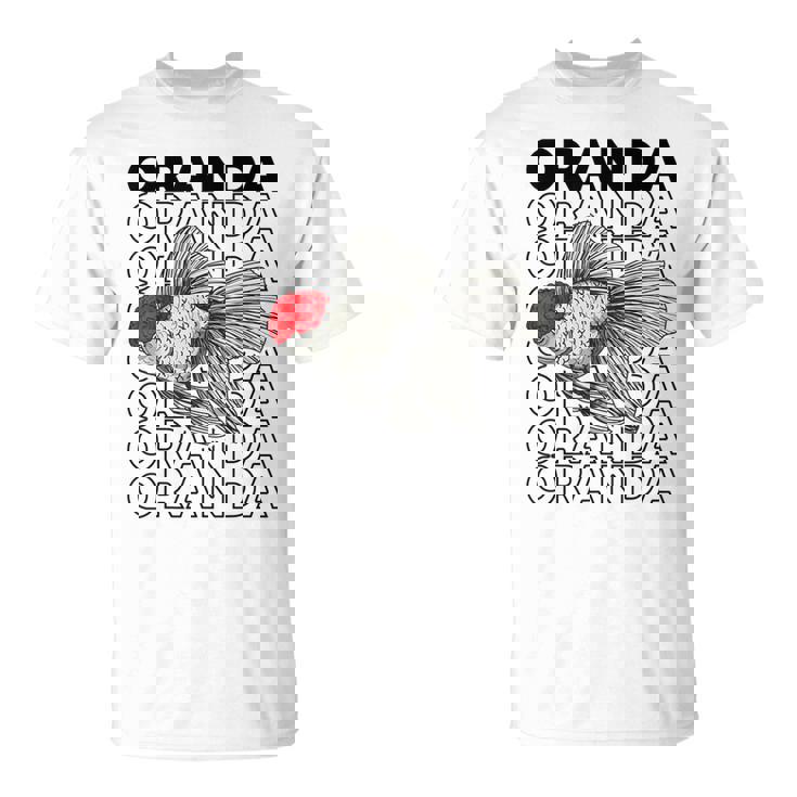 Oranda Goldfish 80年代スタイル ファンシー金魚オーナー Tシャツ