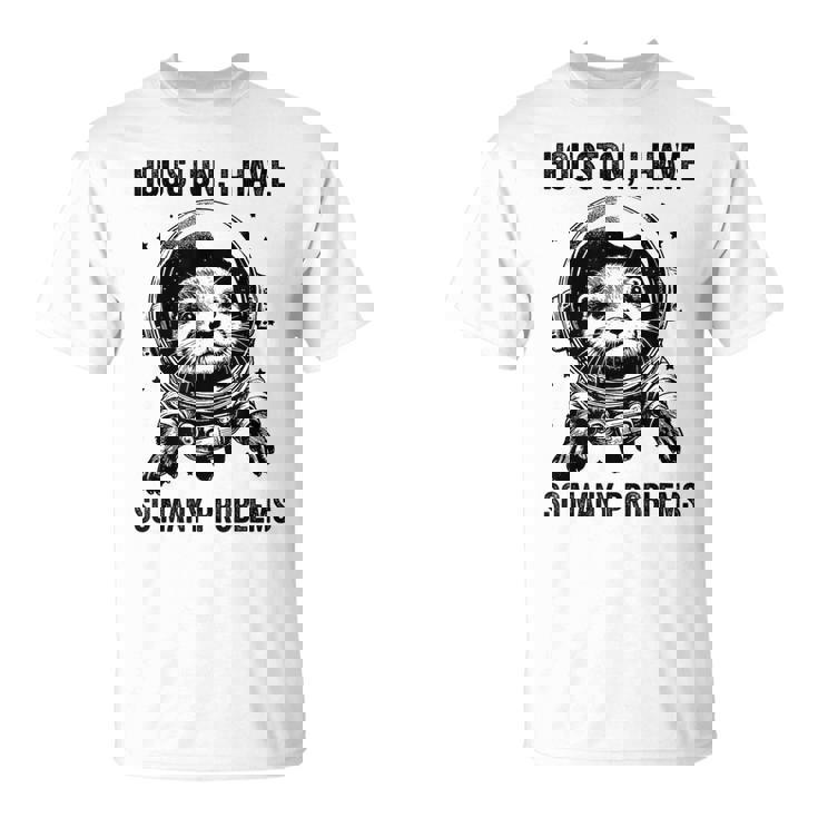 Otter Dad Mompace ヒューストン問題カワウソ Tシャツ