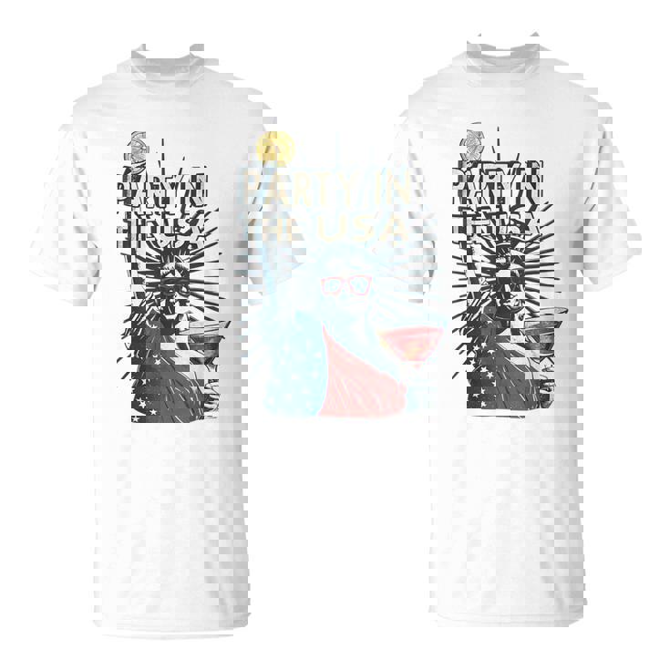 Party In The Usa 自由の女神シャツ 面白い 7月4日 Tシャツ