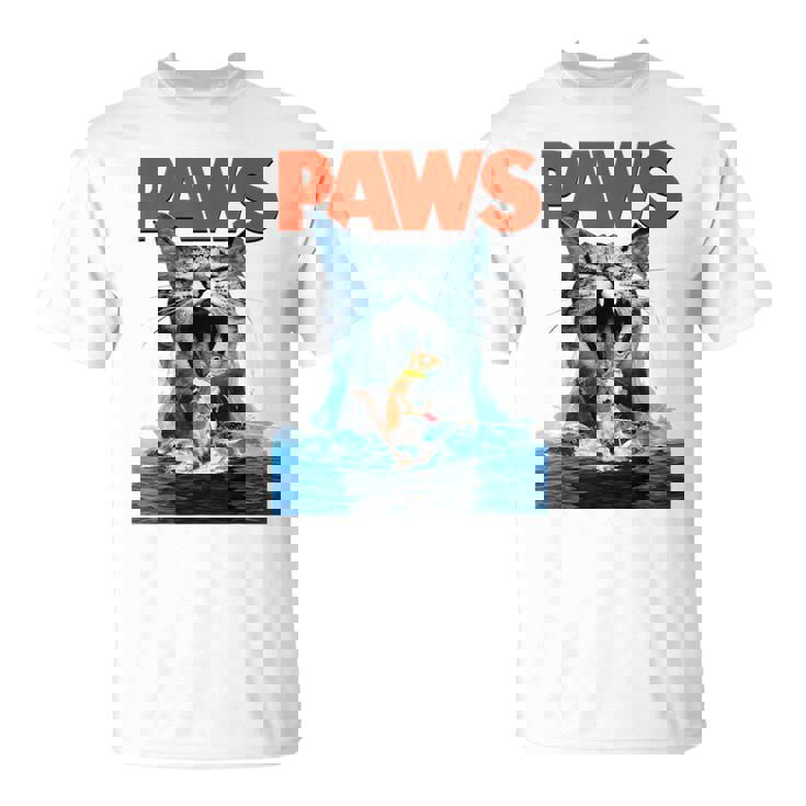 Paws Cat Lover ホラー映画 パロディ Tシャツ