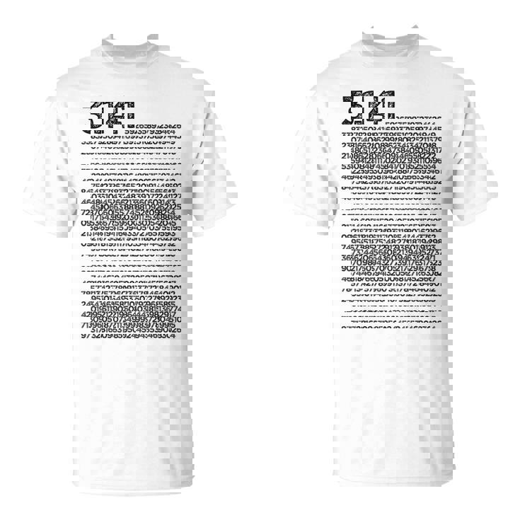 Pi 314 Pi 数字記号 数学 科学ギフト Tシャツ
