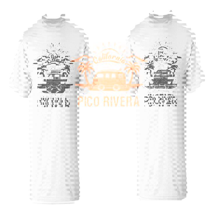 Pico Rivera Ca カリフォルニア レトロ ビンテージ サーフィン ビーチ Tシャツ