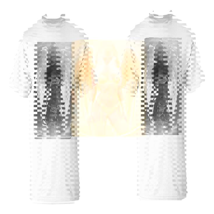 Pinup Girl 男性用 セクシーエンジェルガール 2 バックプリント Tシャツ