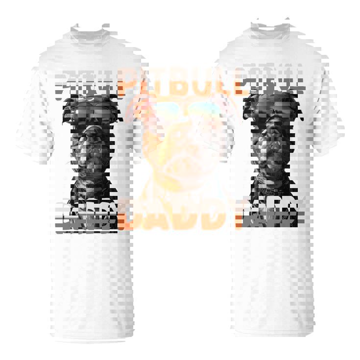 Pitbull Daddyピットブル・パパ・ヴァタータグ アメリカン・ピット・ブル・テリア・パパ 長袖tシャツ Tシャツ