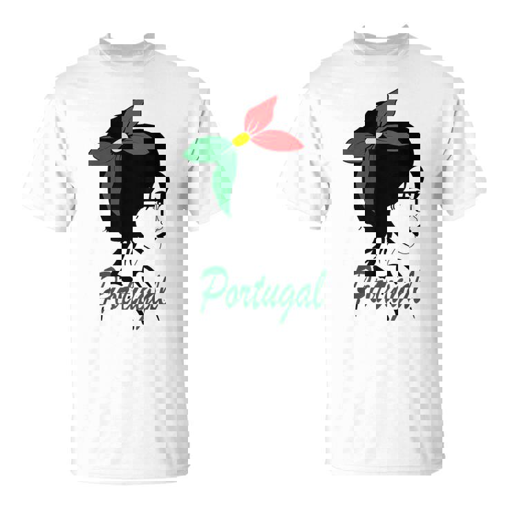 Portugal Girl Portugués Es Portugal Bandera Camiseta unisex