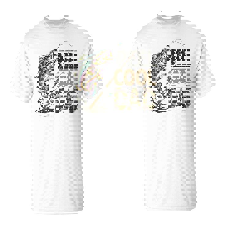 Reel Cool Dad Fishing Papa Father's Day Fisherman Fish T-Shirt