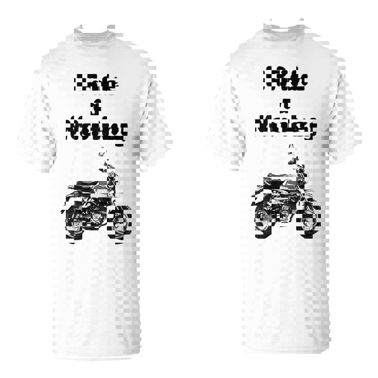 I Ride A Monkey オートバイ ミニバイクシャツ Tシャツ