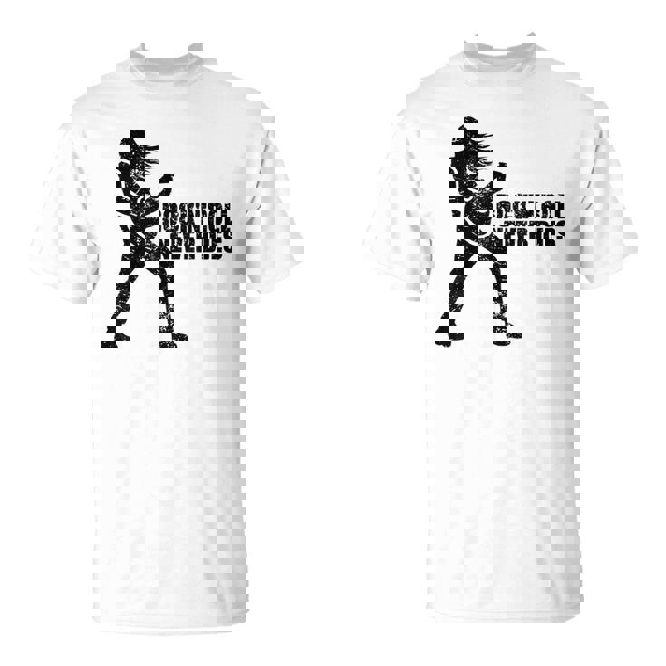 Rock 'N' Roll Never Dies ギタープレーヤー Tシャツ