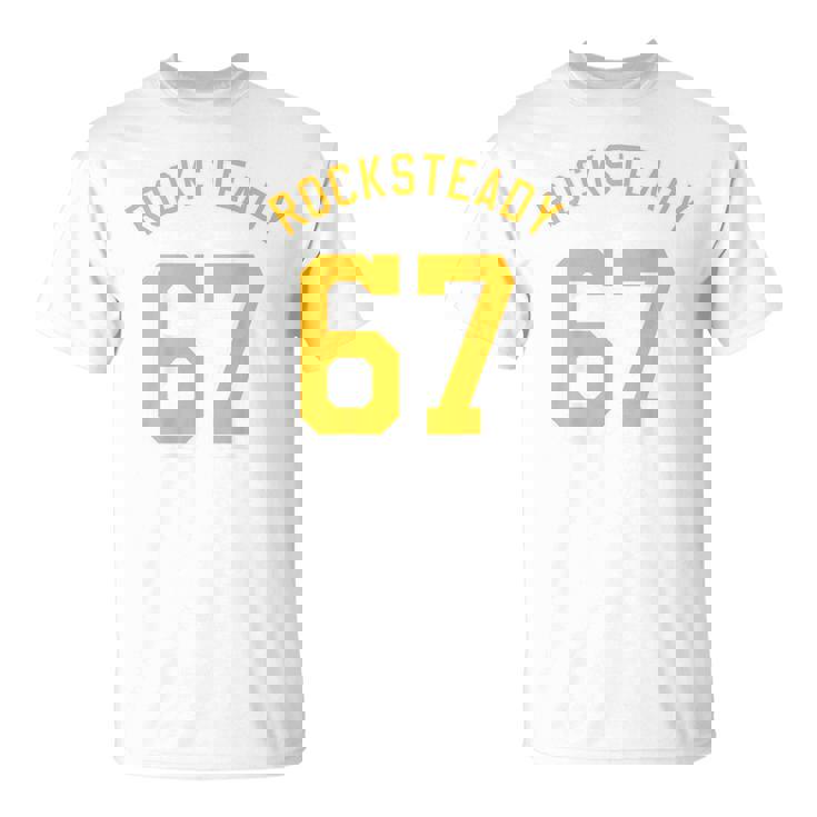 Rocksteady 1967 ビンテージ レゲエ スカ衣服 男女兼用 Tシャツ