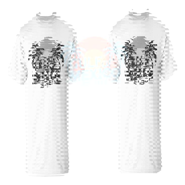 S Con Estampado Retrointage De Estilo Playero De Mexico Forever Camiseta unisex