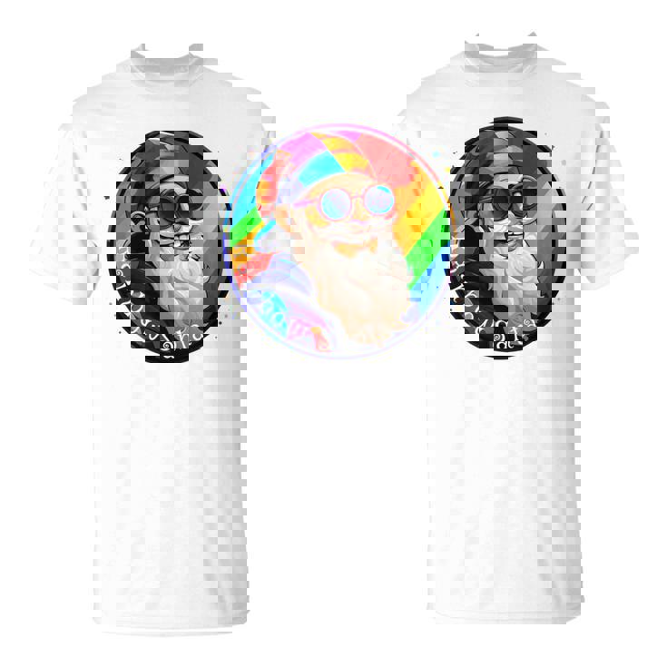 Santaclaus Rainbow 長袖tシャツ Tシャツ