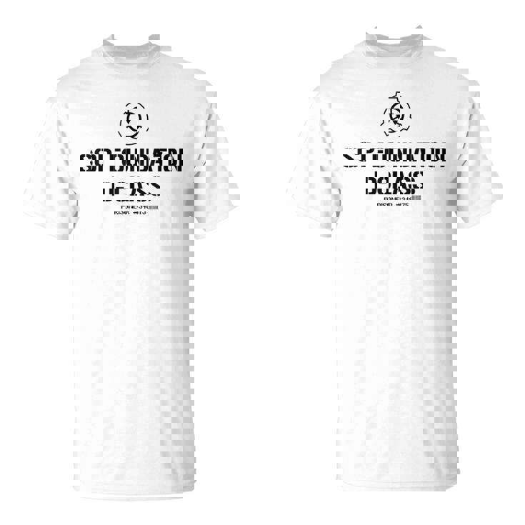 Scp Foundation Dクラス 囚人バーコード Tシャツ