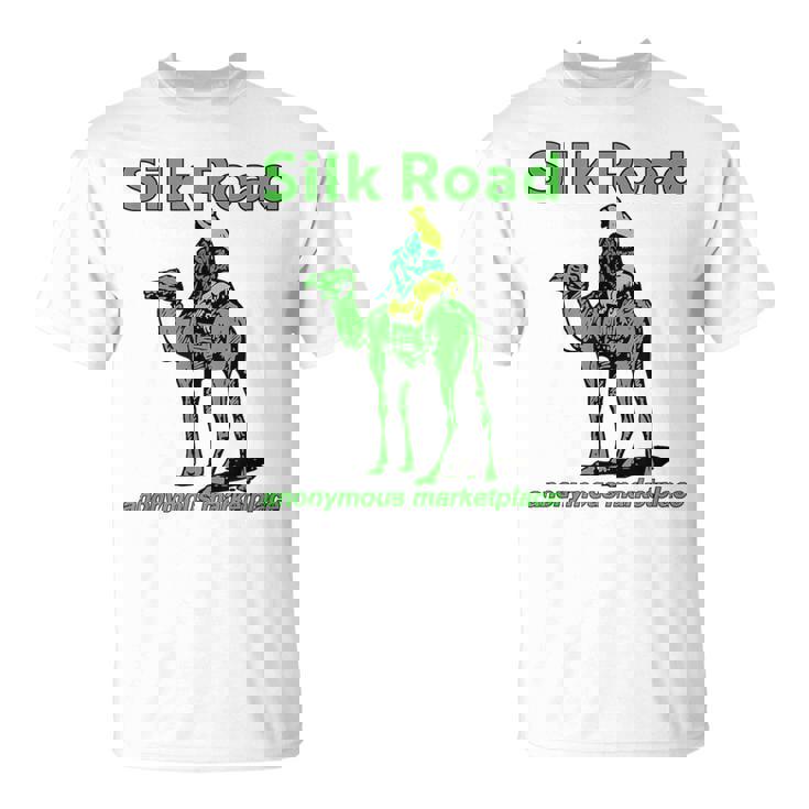 Silk Road 匿名マーケットプレイス キャメル ダークウェブ 暗号 Btc Tシャツ