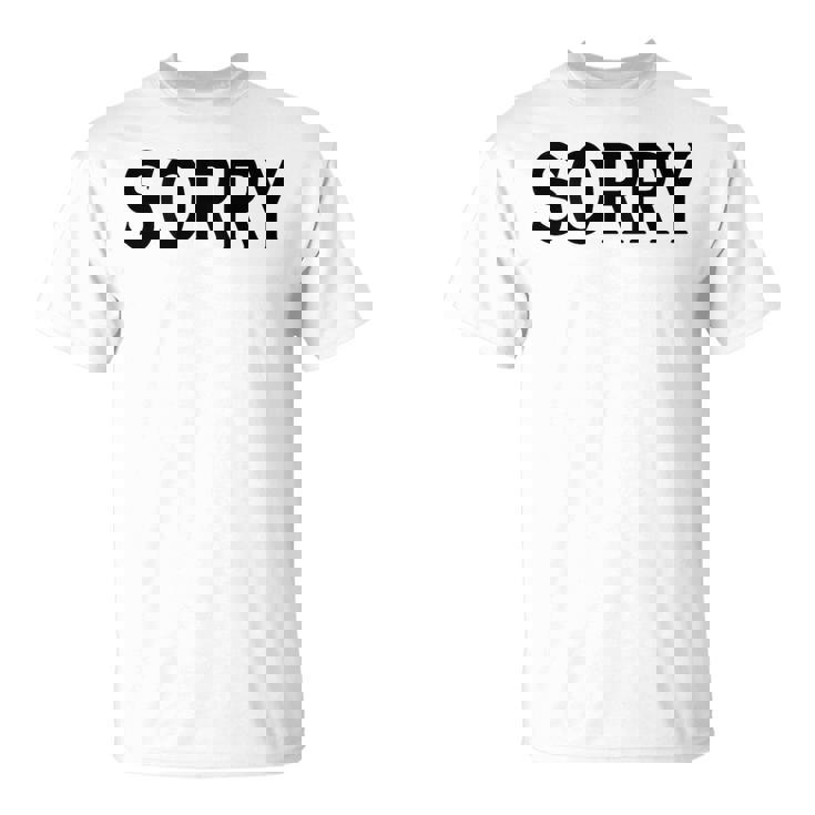 Sorry Das Icho Groß Tシャツ