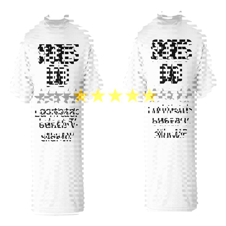 Sports Dad Loud In Thetands MVP 引用 Tシャツ