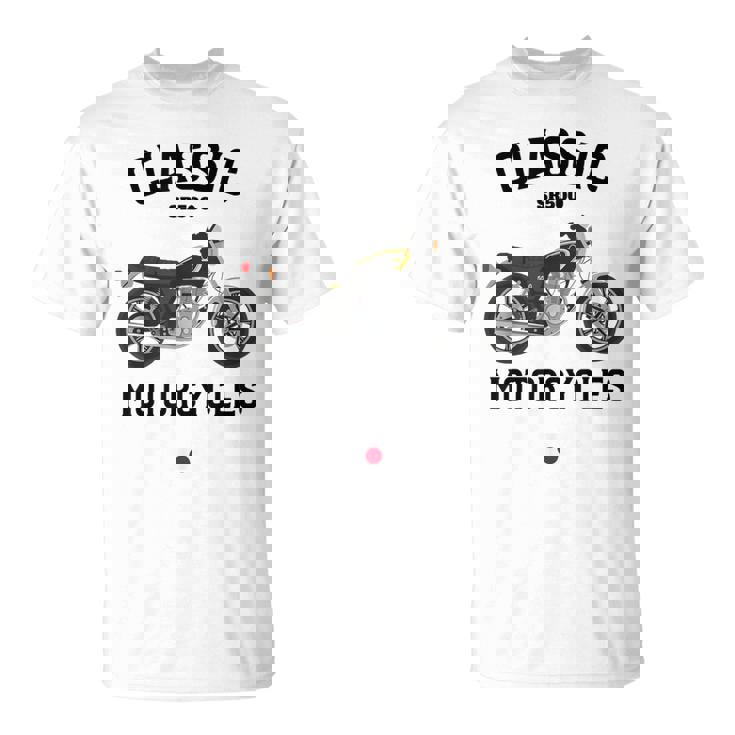 Sr500 ブラック クラシックバイク モーターサイクリスト オートバイ Tシャツ