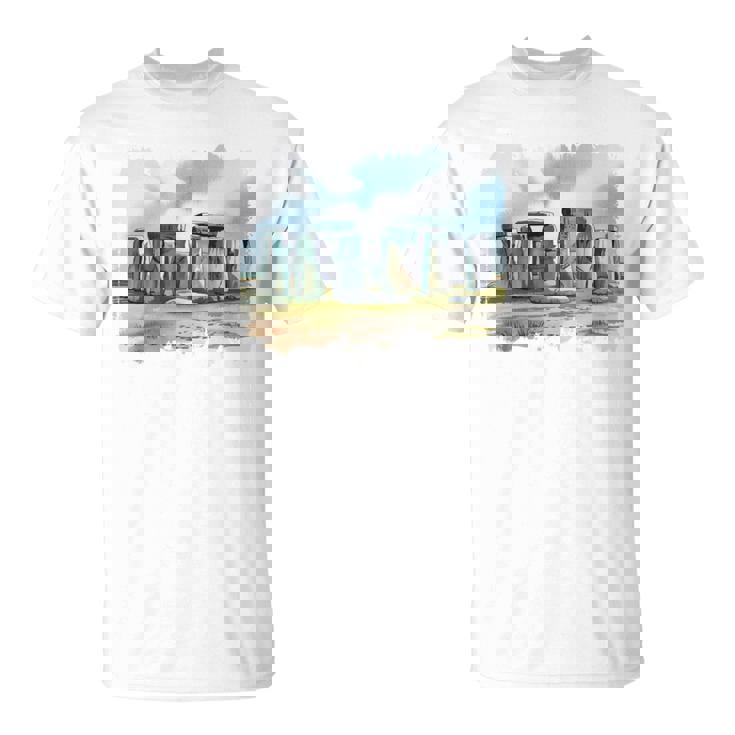 Stonehenge イギリス土産 ストーンヘンジ。 長袖tシャツ Tシャツ
