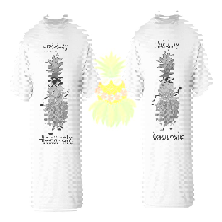This Is My Hawaiian パイナップル フラダンス ルアウハワイ Tシャツ