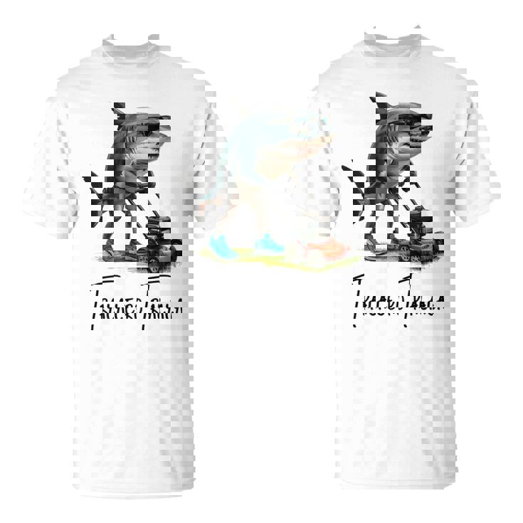 Tralalero Tralala Brain Red hark Meme 長袖tシャツ Tシャツ