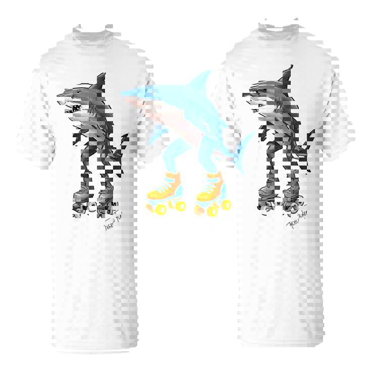 Tralalero Tralala ブレイン レッド ファニー サメ ミーム Tシャツ