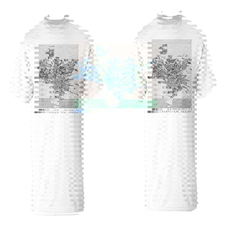 Trendyincentan Gogh Irises Famous Painting 1890 Tシャツ