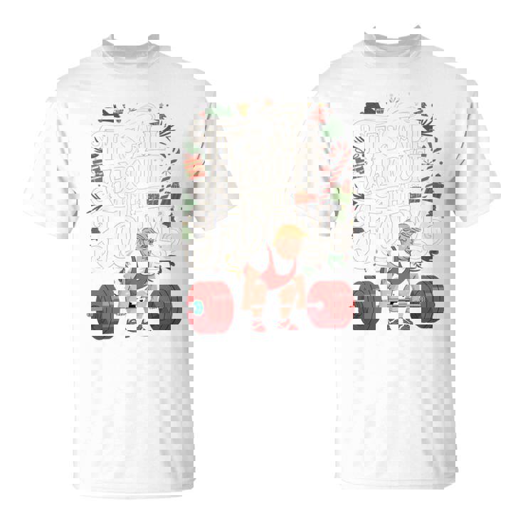 Trump It's All About The Form クリスマス ワークアウト ジム ホリデー 長袖tシャツ Tシャツ