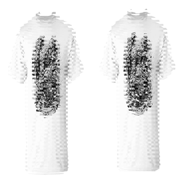 Tué Par Lust Grim Reaperkull Biker T-Shirt
