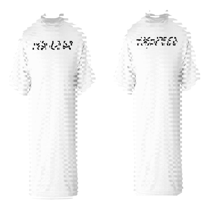 Txq Fiction 白tシャツ（半袖） Tシャツ