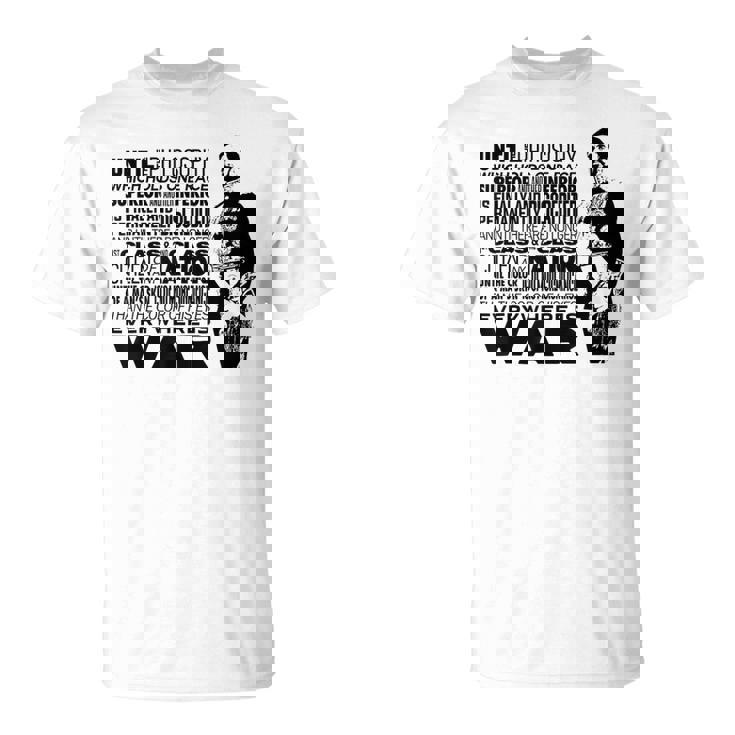 Until The Philosophy ハイレ・セラシエ 戦争 スピーチ レゲエ ラスタ 哲学が変わるまで Tシャツ