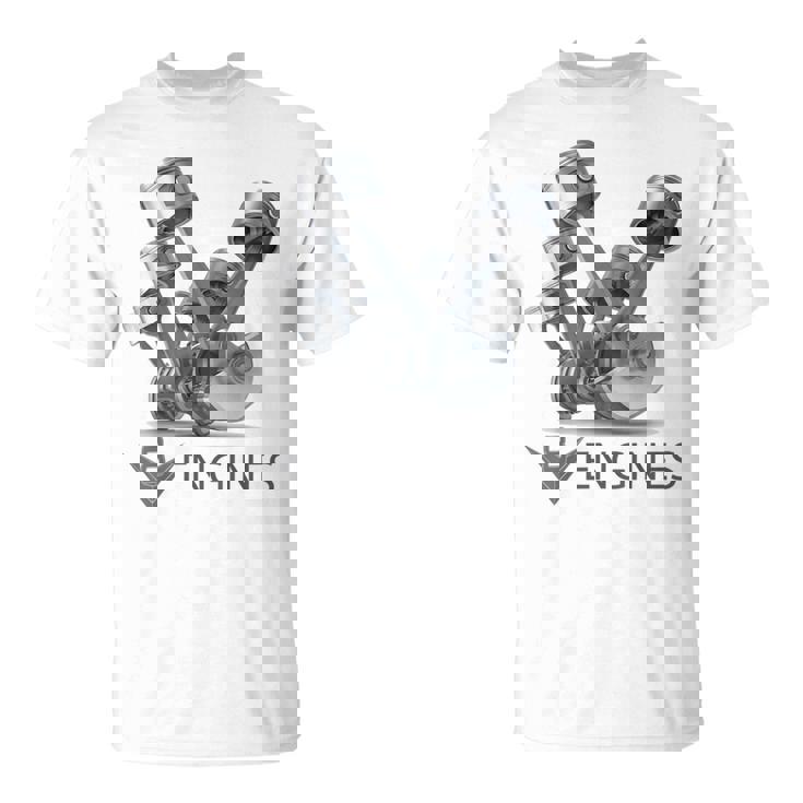 V8 エンジン Tシャツ