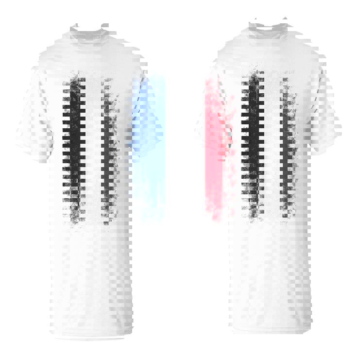 Vintage France Distressed Flag Illustration Graphic s Tシャツ