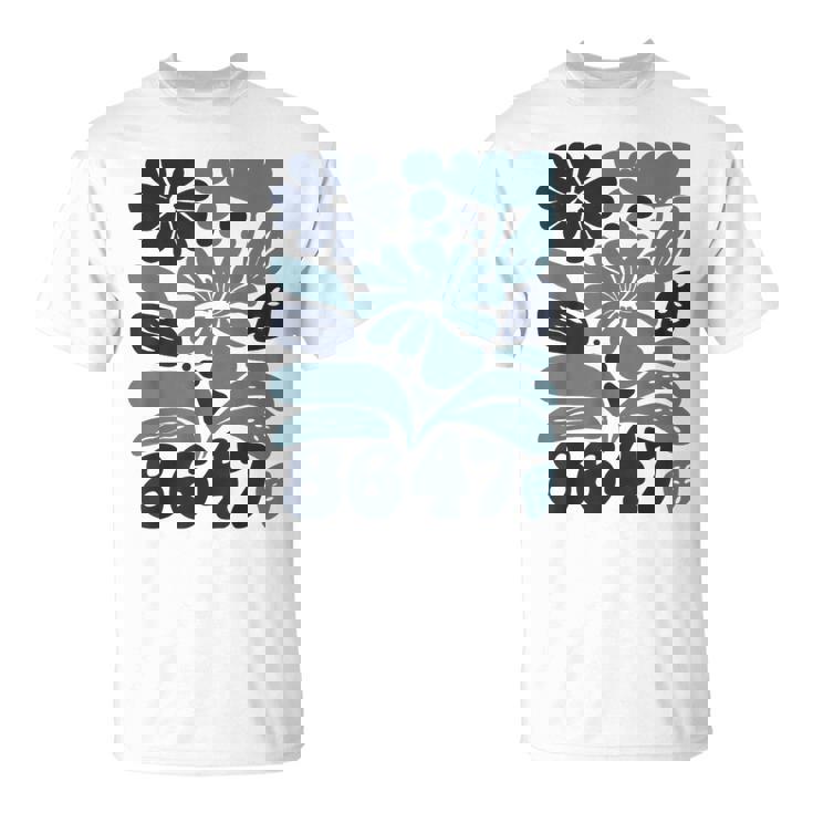 Vintage Retro 8647 Subtle Anti Trump 86 47 Floral Boho Style T-Shirt